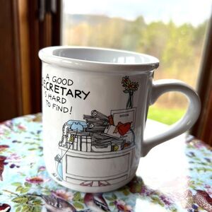 A Good Secretary is Hard To Find American Greetings Vintage Mug